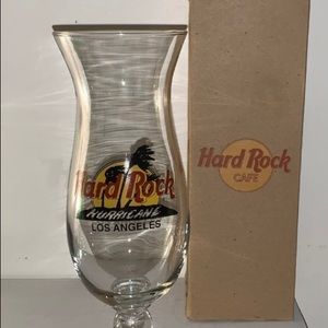 Hard Rock Cafe Glass * Hurricane * Los Angeles * New In Box *